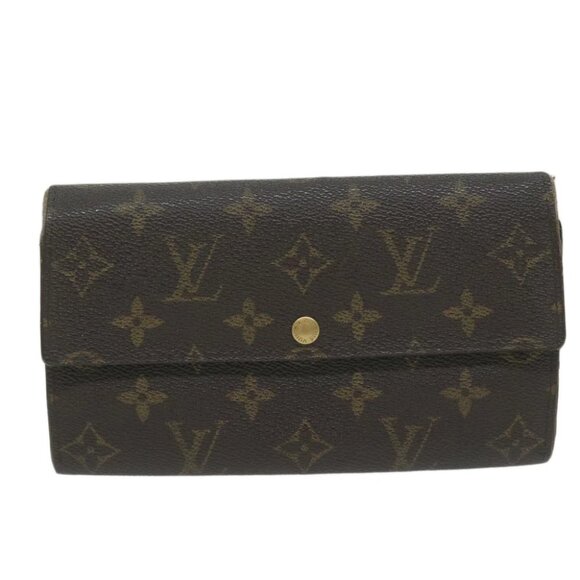 LOUIS VUITTON Monogram Pochette Porte Monnaie Credit Wallet M61725 LV Auth 65040 - Picture 1 of 14